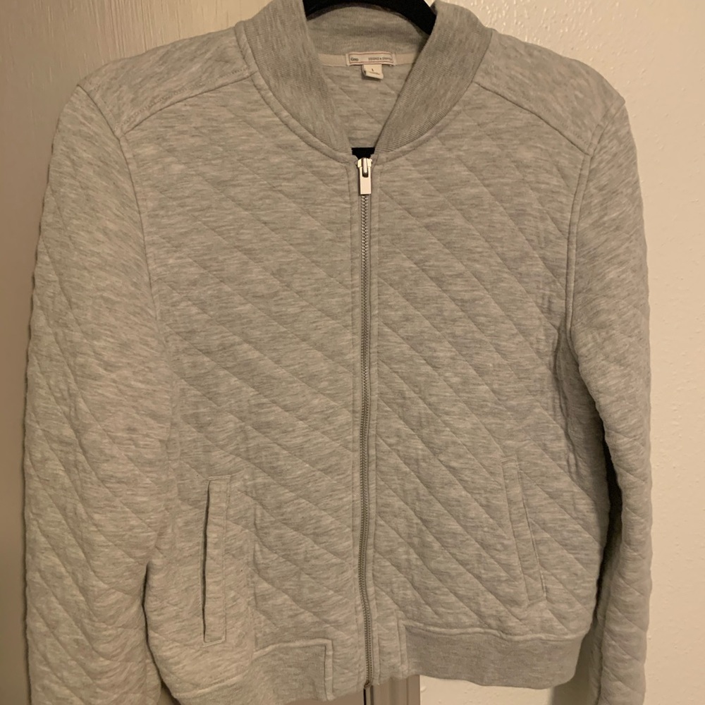 Gap Cotton quilted bomber jacket